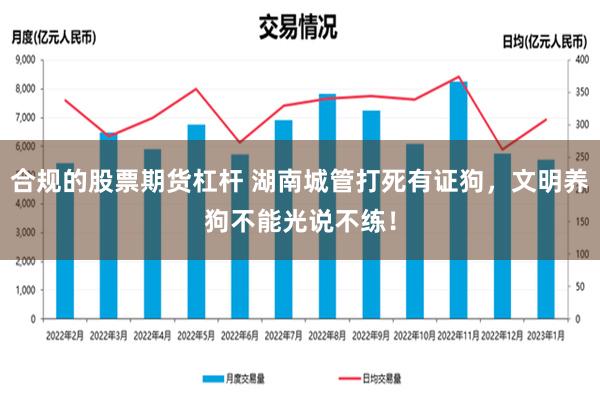 合规的股票期货杠杆 湖南城管打死有证狗，文明养狗不能光说不练！