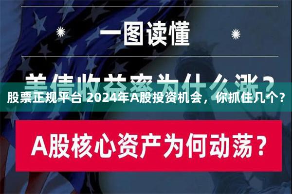 股票正规平台 2024年A股投资机会，你抓住几个？