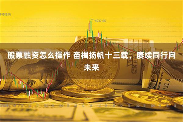 股票融资怎么操作 奋楫扬帆十三载，赓续同行向未来